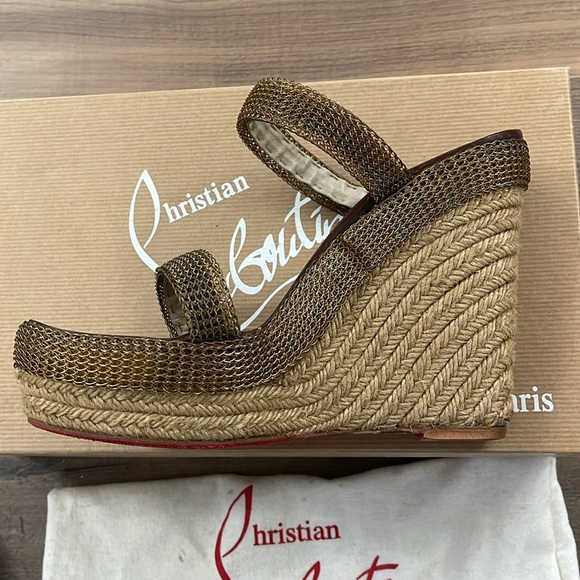 Christian Louboutin Cadena Chain Espadrilles - Picture 5 of 12
